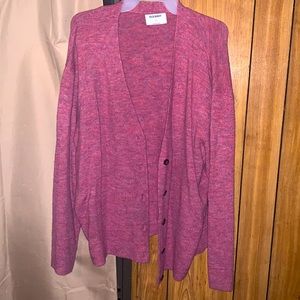 Pink cardigan